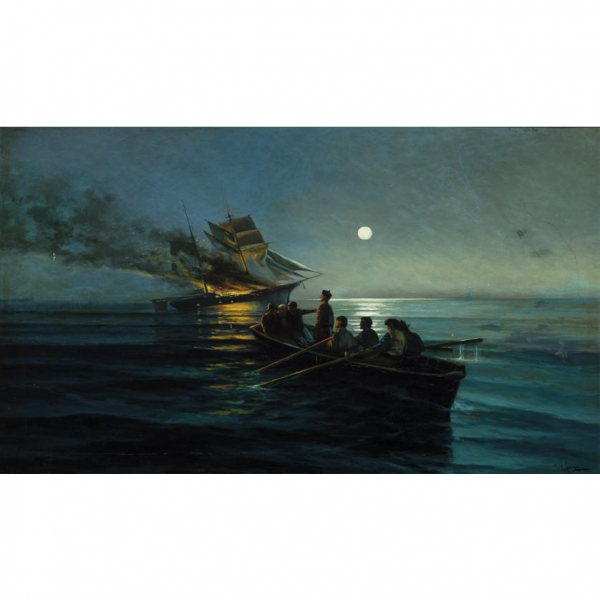 Enrique Saborit. Naufragio (1901)