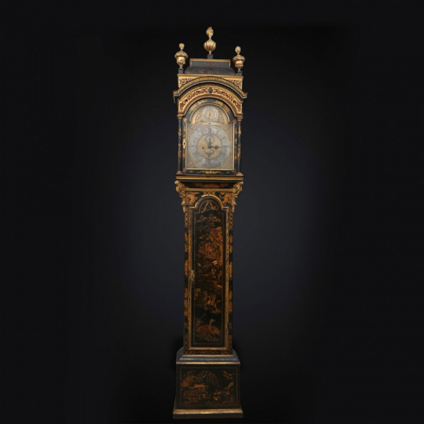 Gran reloj ingl&eacute;s del finales del siglo XVII James Hagger (British, active 1694-1735) firmado. 