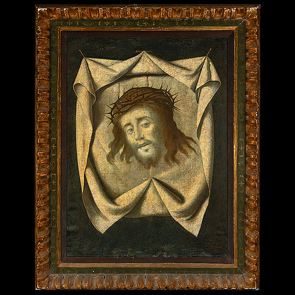 Atribuido a Francisco Zurbarán (Fuente de Cantos, 1598 - Madrid, 1664) y entorno - Santa Faz. 