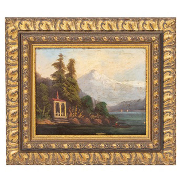 ESCUELA EUROPEA  (S. XIX ) "Personaje en la barca"