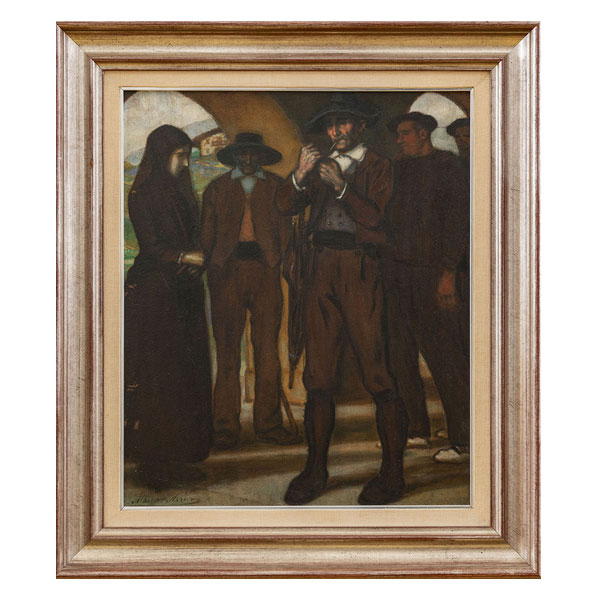 ALBERTO ARRUE (Bilbao, 1878 - 1944)   "Tipos Arratianos"