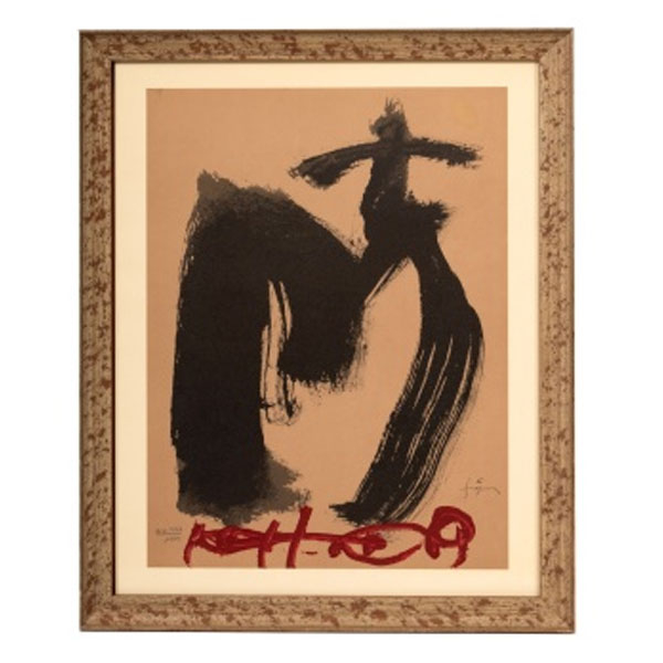 ANTONIO TÁPIES PUIG  (Barcelona 1923 - 2012) "M. Ojos y Cruz"