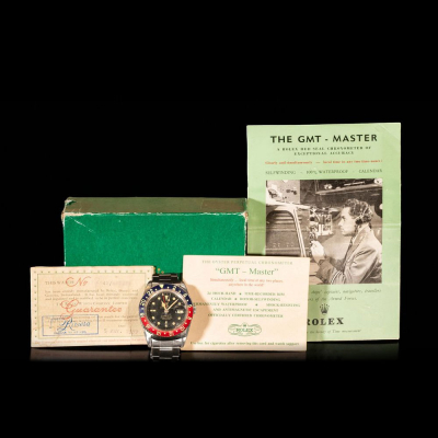 Excepcional Rolex GMT 6542 A&ntilde;o 1959, Joyer&iacute;a Riviera, La Havana 1959, con documentaci&oacute;n original.