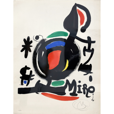 Joan Mir&oacute; i Ferr&agrave; (Barcelona, 1893-Palma de Mallorca, 1983)  Les Ess&egrave;ncies de la Terra, 1969.  Litograf&iacute;a 
