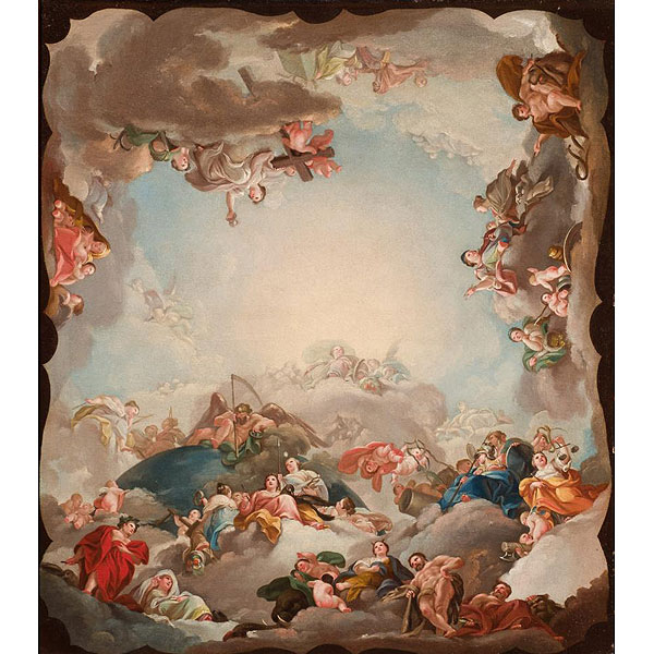 Ramón Bayeu  "Boceto de techo". 