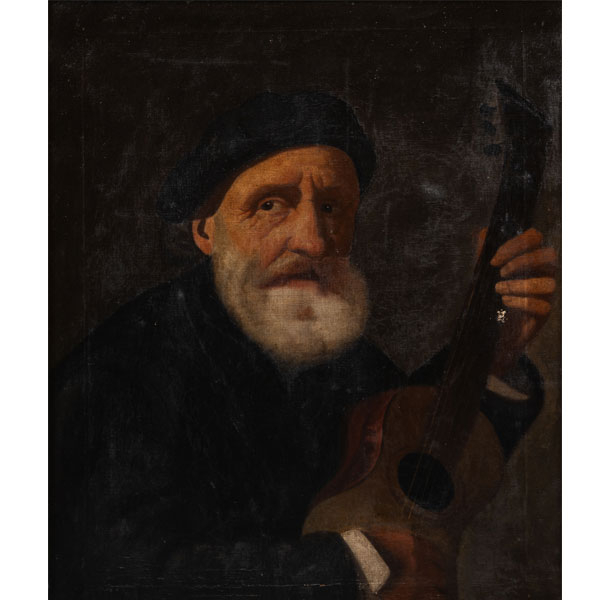 "Retrato de José María Iparraguirre"  Antonio María Lecuona (Tolosa, Guipúzcoa, 1831 - Ondárroa, 1907)  