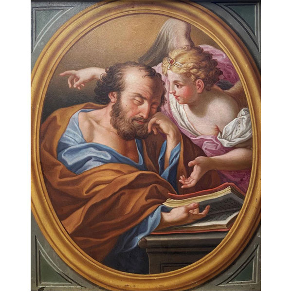 CIRCULO DE LUCAS JORDAN (1632 - 1705)   "El sueño de San José". 