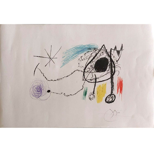 Joan Miró "Sobreteixims i escultures" (1972) P.A.