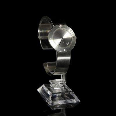 Reloj alemán &quot;Bunz&quot; de platino con diamantes, modelo Cercle Titam. 