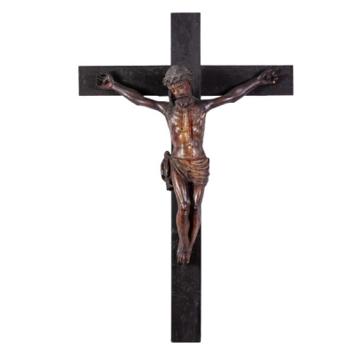Cristo de madera tallada y policromada S. XVI