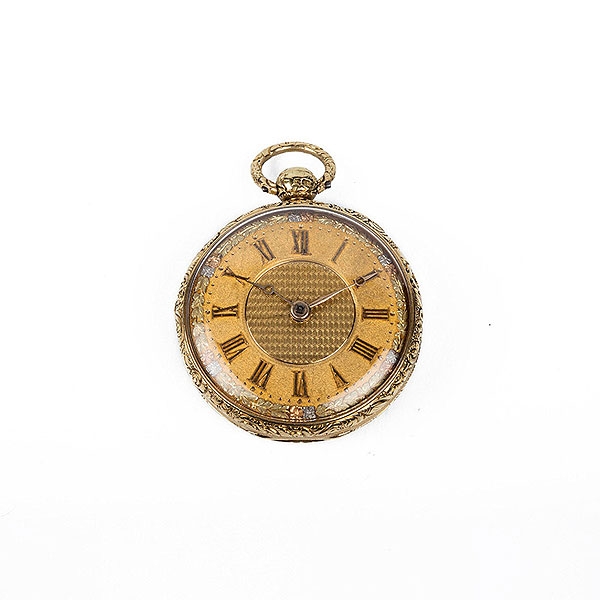Delicado reloj lepine inglés, nº 2048, en oro original, Londres, 1868