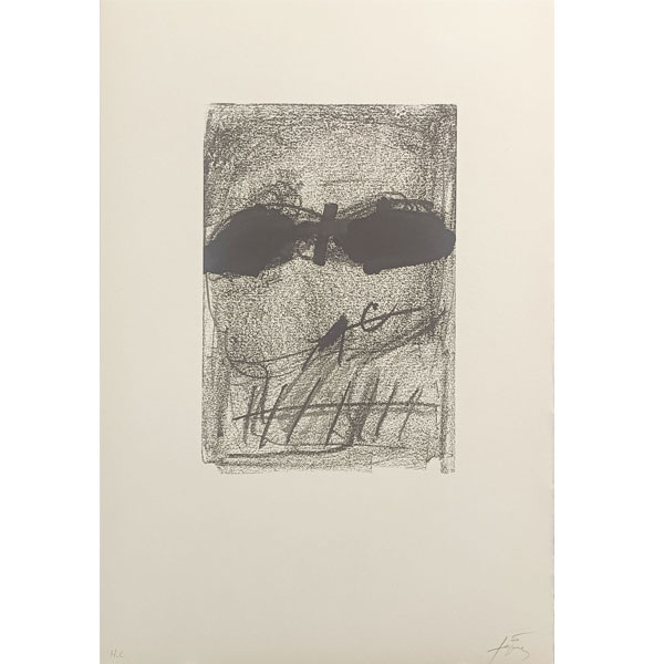 Antoni Tàpies: "La clau de foc (III)" (1973) H.C.
