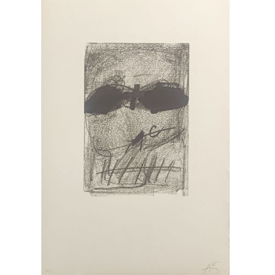 Antoni Tàpies: &quot;La clau de foc (III)&quot; (1973) H.C.