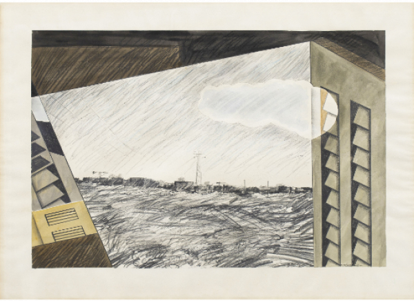 EQUIPO CR&Oacute;NICA (act.1964 - 1981)  Sin t&iacute;tulo, 1978   Mixta sobre papel.