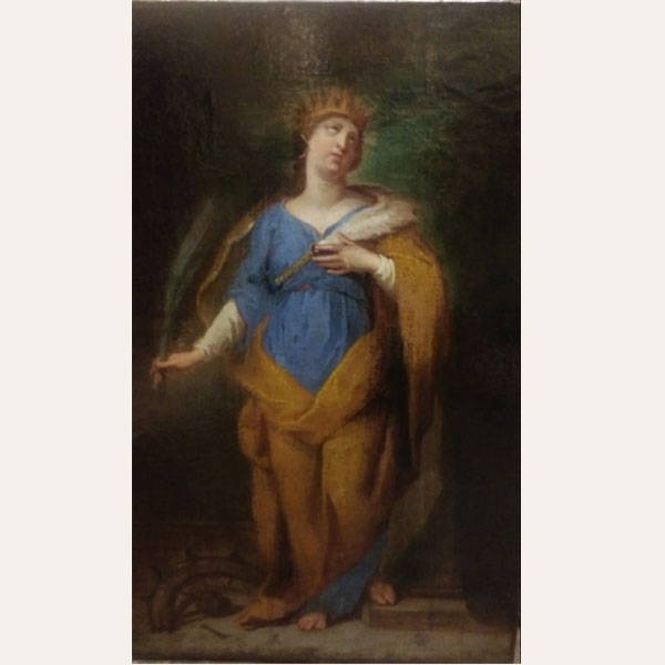 Francisco Preciado de la Vega (1713 - 1789)  &quot;Santa Catalina&quot; 