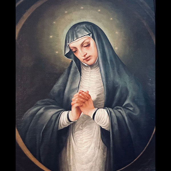 ALONSO CANO (Granada, 1601​ - 1667), Escuela Barroca Granadina del siglo XVII - Lote Destacado.  Virgen de la Soledad. 