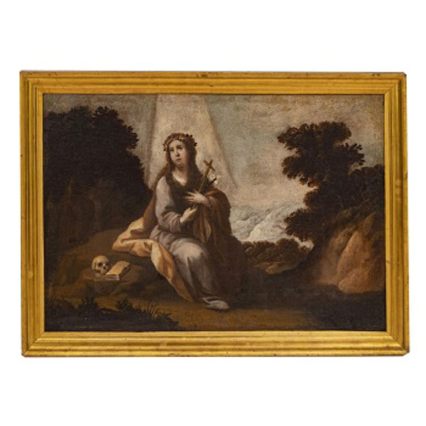 ESCUELA SEVILLANA  (S. XVII) "Santa Rosalia "