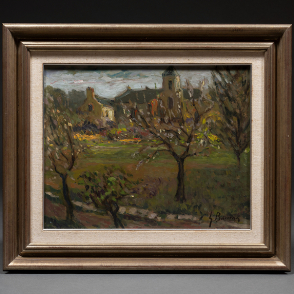&quot;Primavera en Holanda&quot;  CARMELO GARCÍA BARRENA(Bilbao, 1926-2000).   