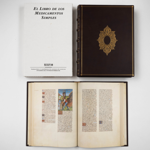 Libro de los Medicamentos Simples Biblioteca Nacional de Rusia, San Petersburgo.  Autoría: M. MOLEIRO EDITOR S.A
