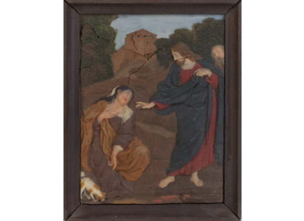 Francesco Pieri  "La Cananea", siguiendo composición de Annibale Carraci (1560-1609)