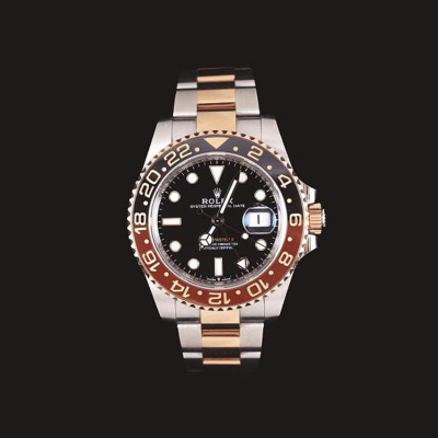 Rolex Oyster Perpetual Date GMT-Master II en acero y oro rosa. 