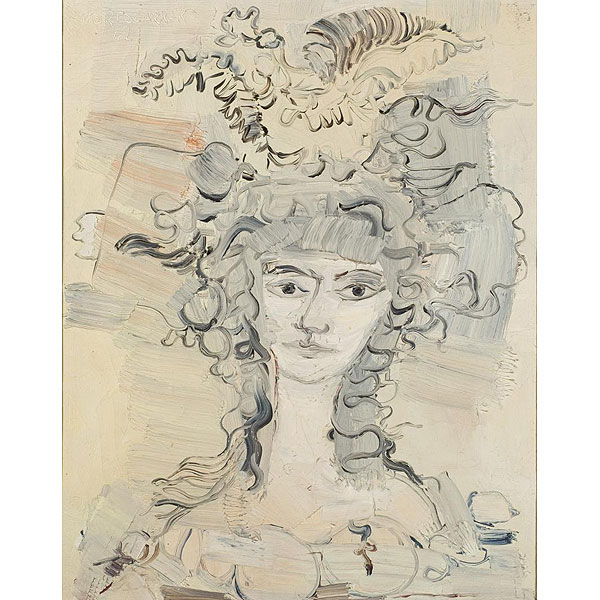 René Portocarrero &quot;Mujer en blanco (1962)&quot;.