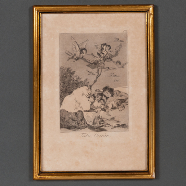 "Todos Caeran" nº 19  FRANCISCO DE GOYA(Fuendetodos,1746-Burdeos, 1828)