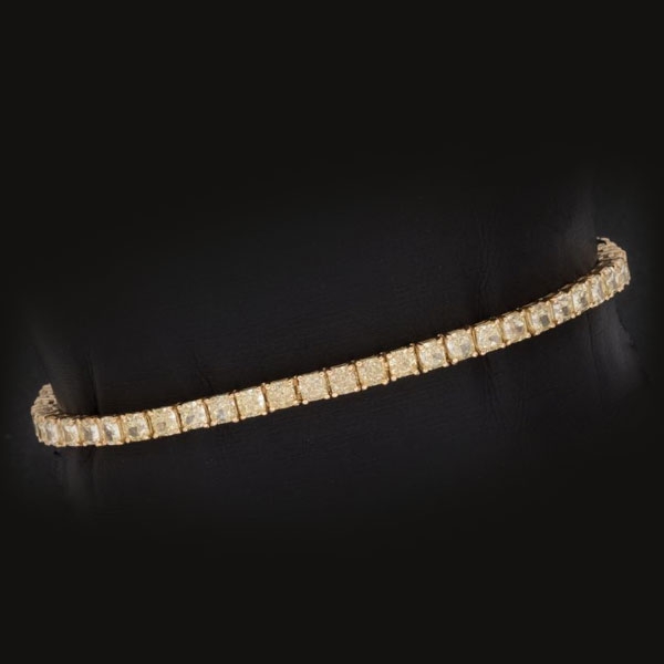 Pulsera rivière de brillantes 11,26 cts