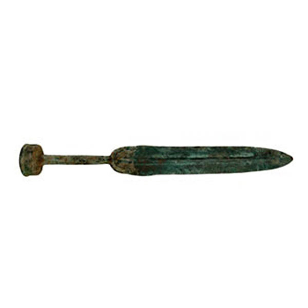 Espada de bronce procedente de Luristán (actual Irán) del II-I milenio a.C. Edad de Bronce.