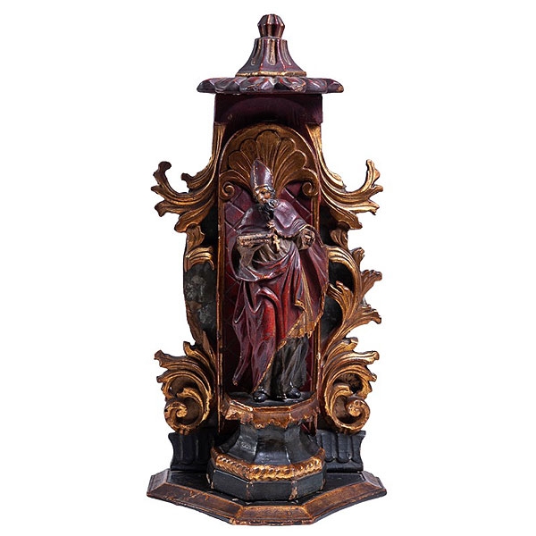 San Nicol&aacute;s de madera S.XVIII