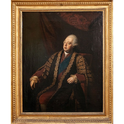 Escuela inglesa S.XVIII "Retrato de caballero"