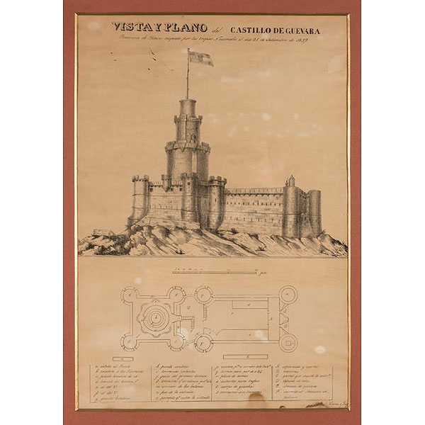 Jose Mar&iacute;a de Hervas y Roig, escuela Espa&ntilde;ola S.XIX Dibujo