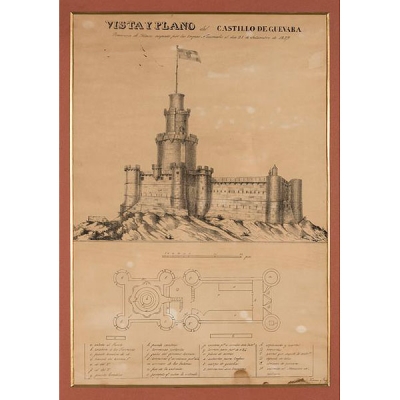 Jose Mar&iacute;a de Hervas y Roig, escuela Espa&ntilde;ola S.XIX Dibujo