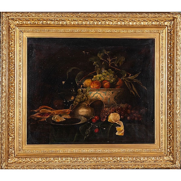 Escuela holandesa S.XIX "Bodeg&oacute;n"