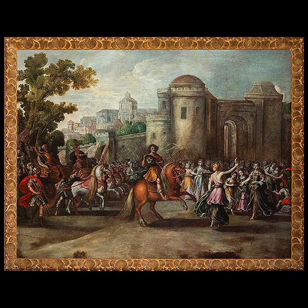 Siguiendo modelos de Juan de la Corte (Madrid, 1585 - 1660) - El triunfo de David, siglo XX