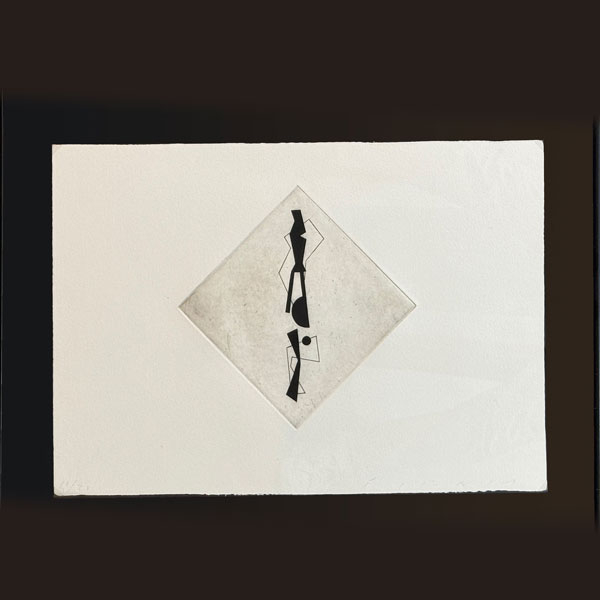 Jaume Plensa: aguafuerte sin título 10/20 (1982)