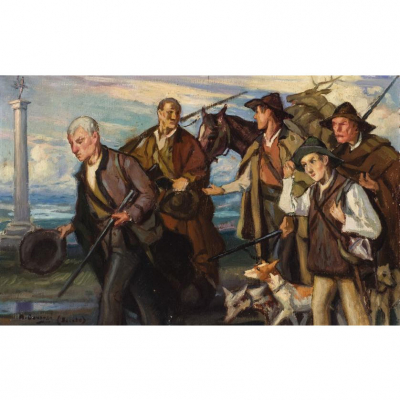 Adelardo Covarsi.    &quot;El retorno de la montería&quot;.