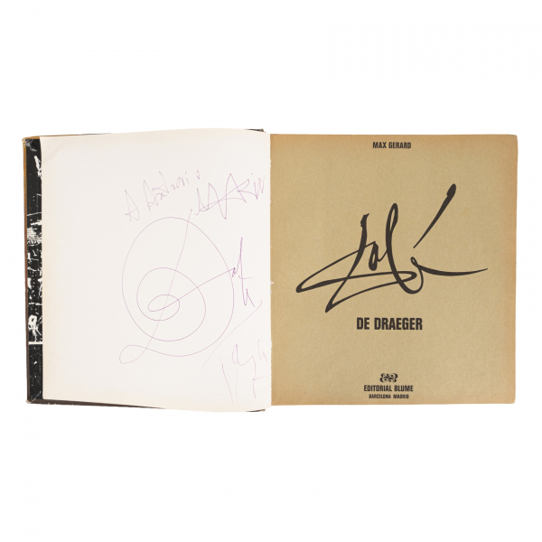 Salvador Dalí (Figueres, Girona, 1904-1989)  Dalí de Draeger. Libro de obra de Dalí por Max Gerard. Editorial Blume, Barcelona 1968.
