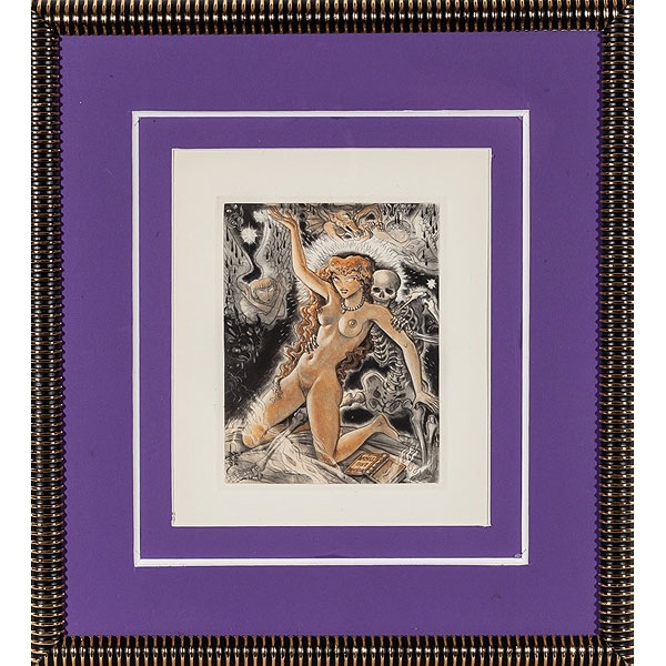 Raoul Auger (1904 - 1991) "Escenas eróticas"