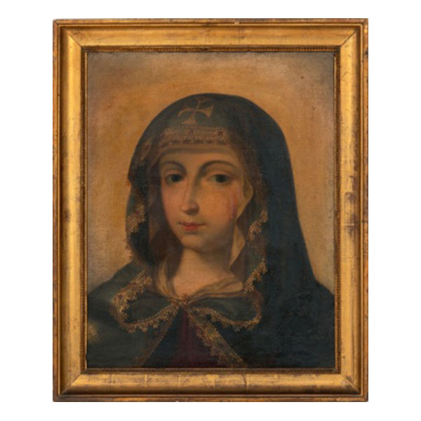 ESCUELA ESPAÑOLA  (S. XVII - XVIII) "Isabel la Católica" Óleo / Lienzo 