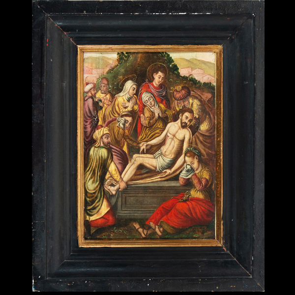 El Santo Entierro, escuela Neogótica del siglo XIX.