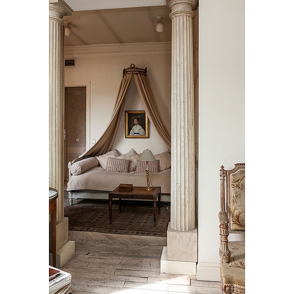 Pareja de columnas dóricas italianas 