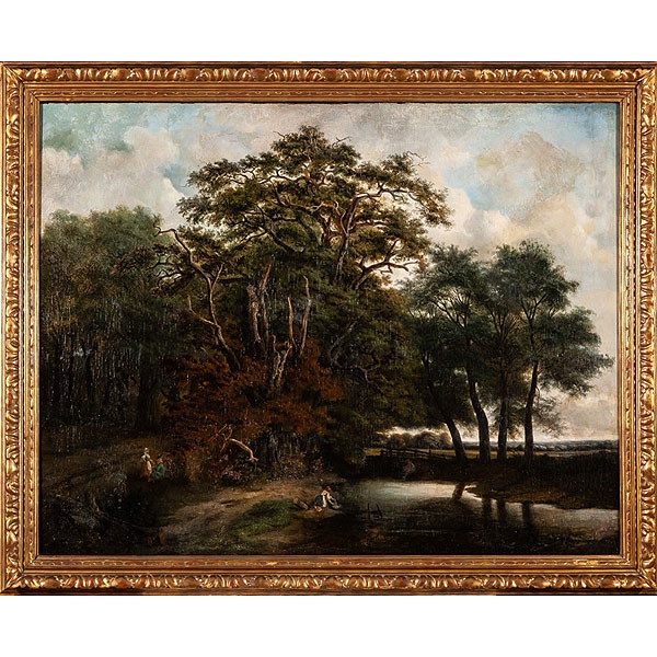 Atribuido a Jacques F. Swebach (1769 - 1823) "Paisaje"