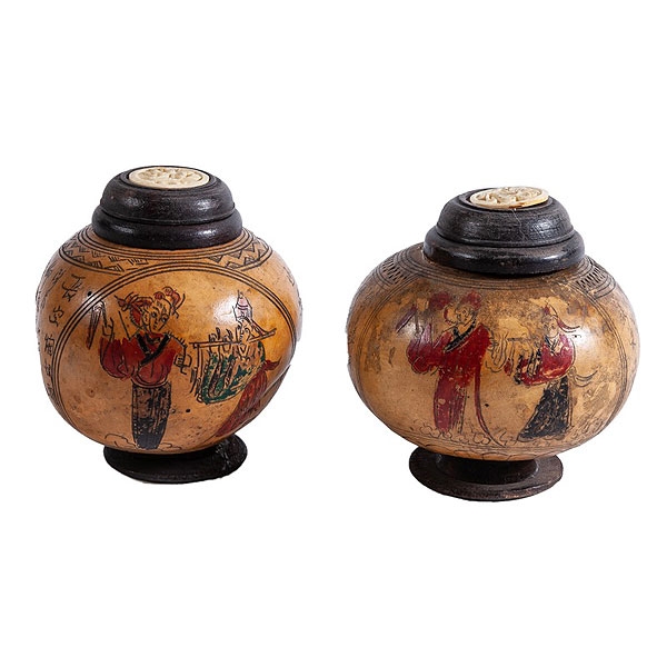 Pareja de jaulas para grillos chinas